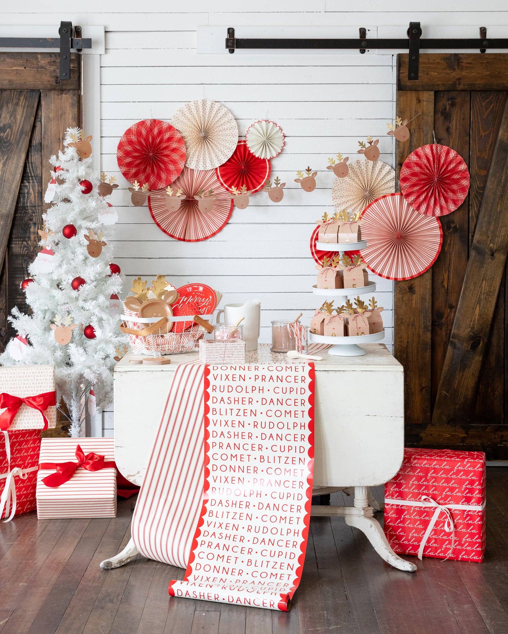 My Mind’s Eye - Vente Assiette jetable - Assiettes en forme de renne Dear Rudolph BEC8453