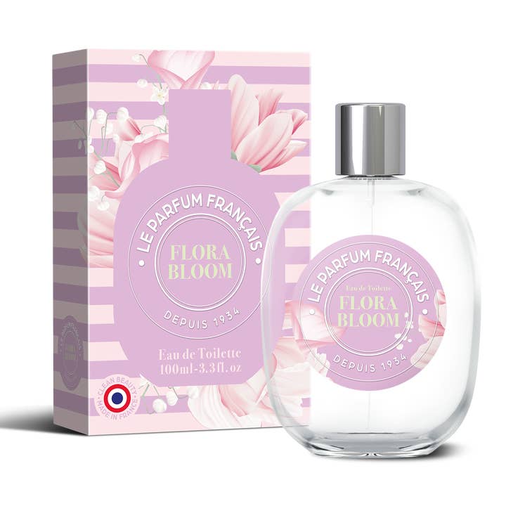 FLORA BLOOM Eau de Toilette 3.5 floz for wholesale by Le Parfum Français - Distributed by Scents of Europe