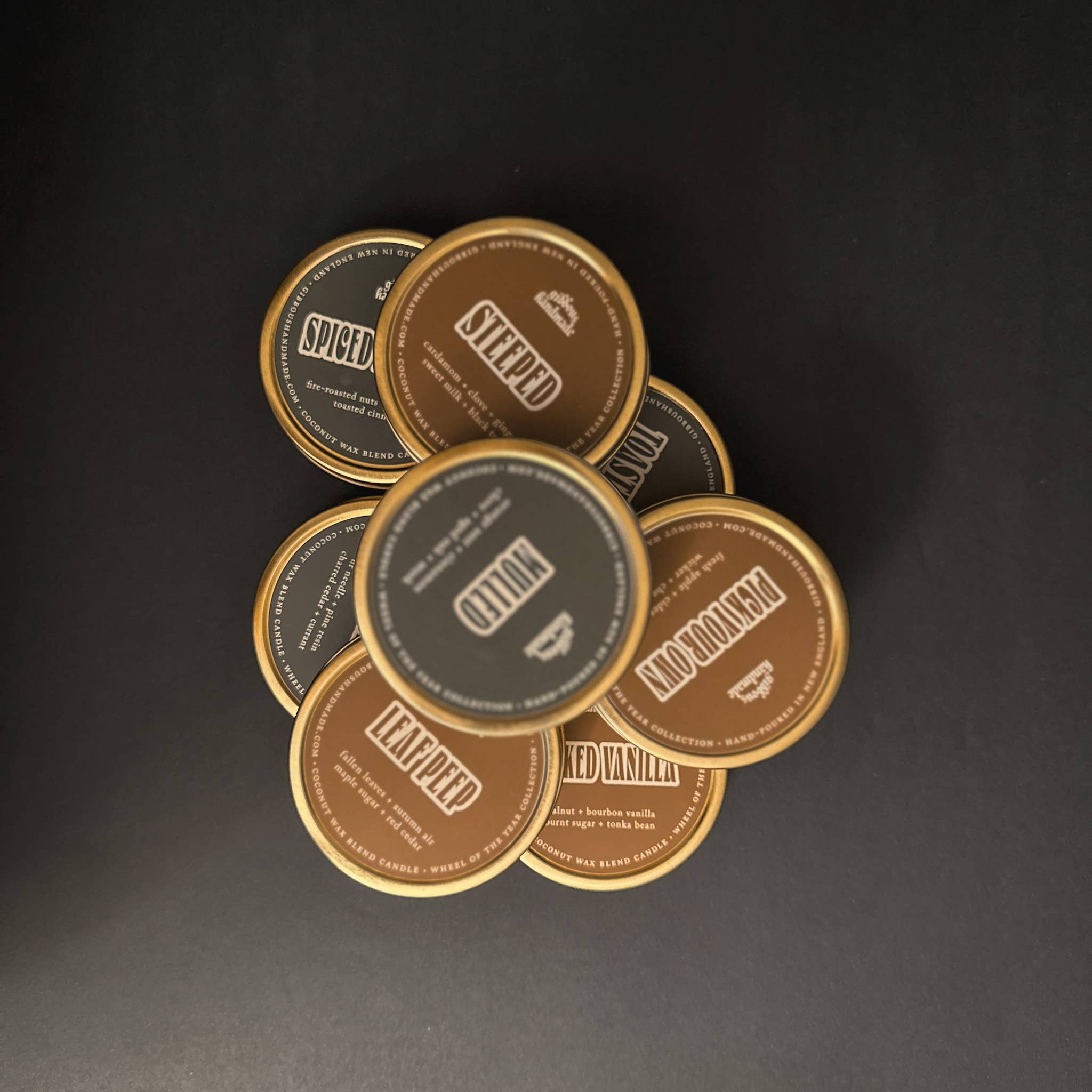 Gibbous Handmade - Wholesale Travel Candles - SMOKED VANILLA Candle | Walnut, Bourbon Vanilla+ Burnt Sugar1