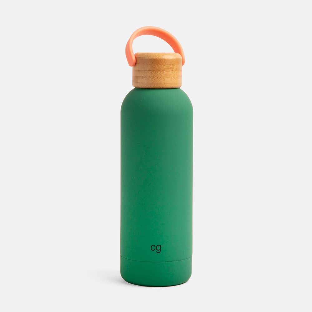 Caroline Gardner – wholesale Water bottle – Green Metal Waterbottle0