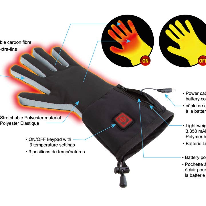 Natures Window - Wholesale Gloves - Unisex - Thermo Chip Heated Glove Liners