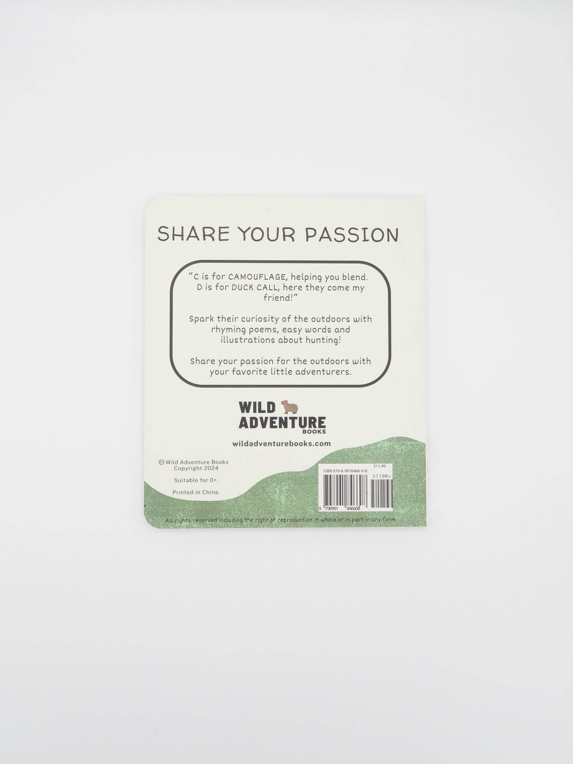 Wild Adventure Books - Wholesale Preschool Book (3-5) - ABC's of Hunting5