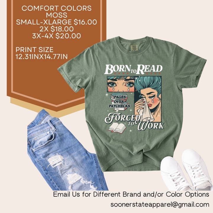 Pages over Paychecks for wholesale by Sooner State Apparel