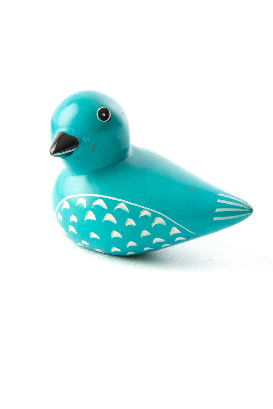 Swahili | AFRICAN MODERN - Vente Figurine décorative - Ensemble de quatre oiseaux en stéatite colorés2