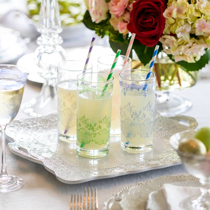 Arte Italica & Crown Linen Designs - Wholesale Cocktail/Liquor Glass - Giardino Highball Glass2