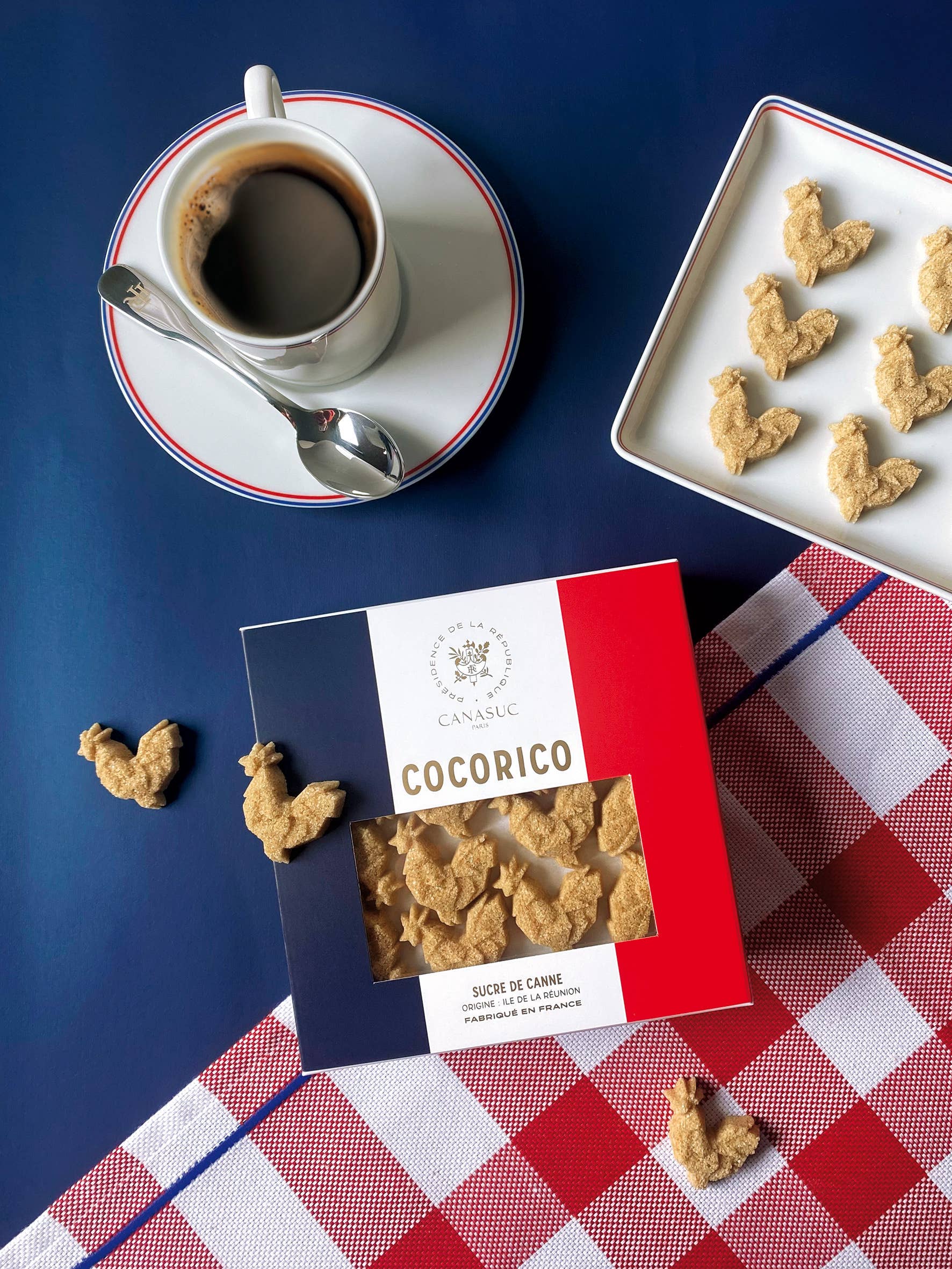 The French Farm - Wholesale Sugar/Sweetener - Canasuc Rooster Shaped 3.7oz4