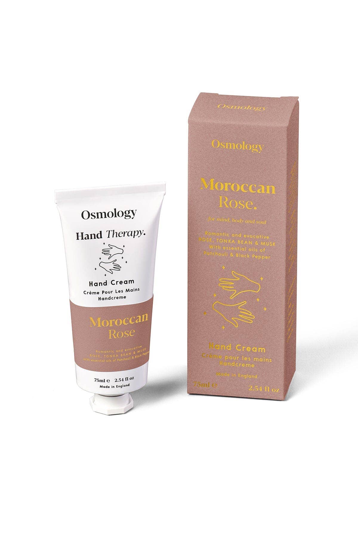 Osmology - Vente Crèmes/lotions pour les mains - Crème pour les mains à la rose marocaine - Rose Tonka et musc