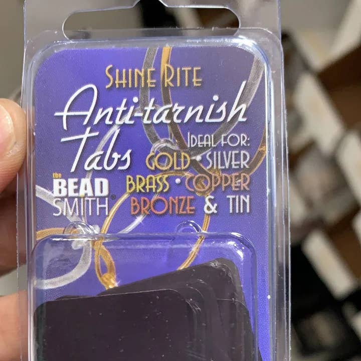 Plazko – wholesale Craft supplies – Anti-Tarnish Tabs 1x1" The Bead Smith - 1pk0
