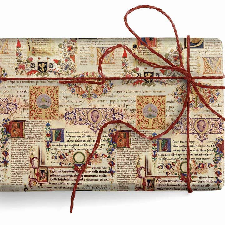 San Lorenzo Design – wholesale Flat wrap – Florentine Wrapping Paper, 2 Folded Sheets 19.7 x 27.6 in.9