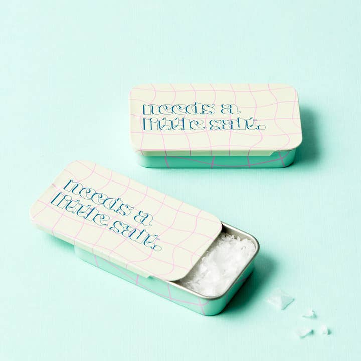 Off The Grid - Wholesale Salt - Beige/Blue/Pink Pocket Salt - Flakey Salt Mini Travel Tin1