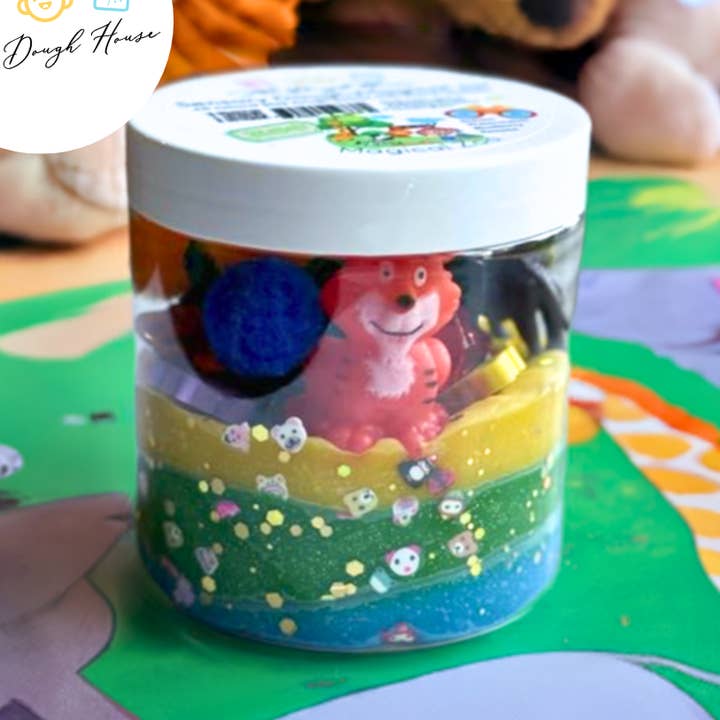 The Dough House - Wholesale Putty/Slime - Kids - Super Size Zoo Magical Jars0