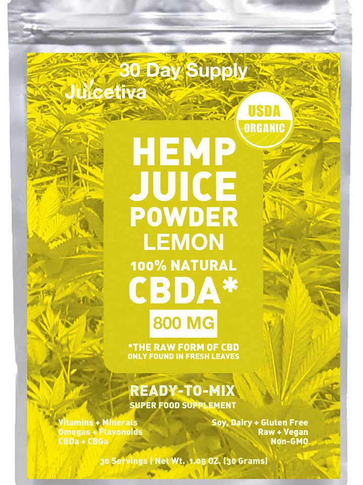 Hamp Juice 30 dages citron for engroshandel hos Juicetiva Hemp Juice