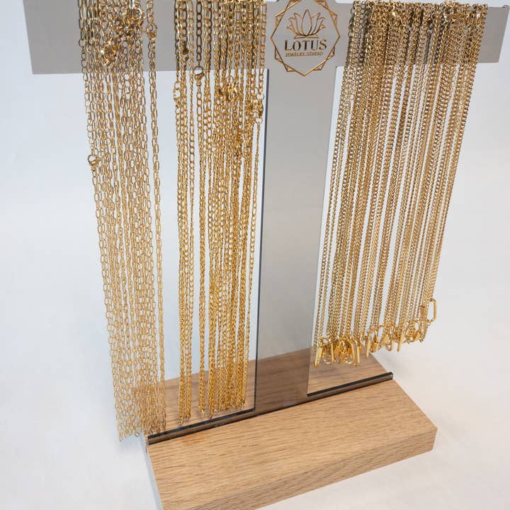 Lotus Jewelry Studio - Wholesale Link & Chain Necklace - Charm Bar Chain Package