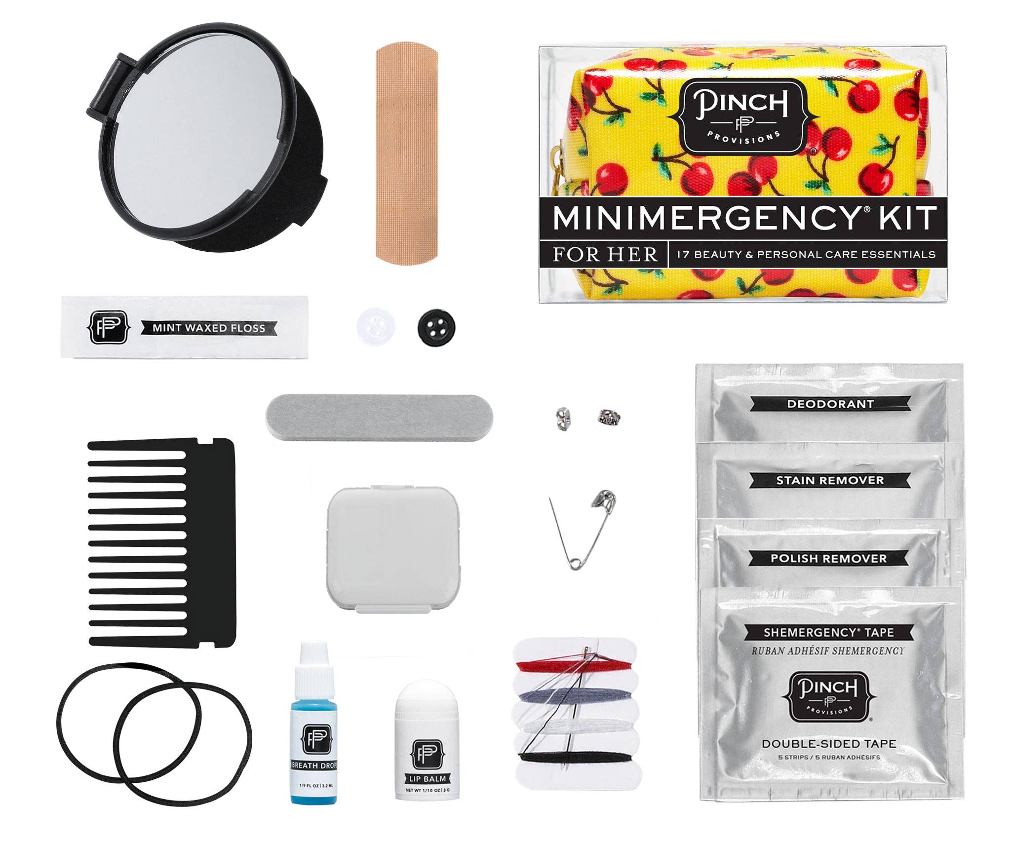 Pinch Provisions - Vente Pochette – femme - Kit de Minimurgence Très Cerise17