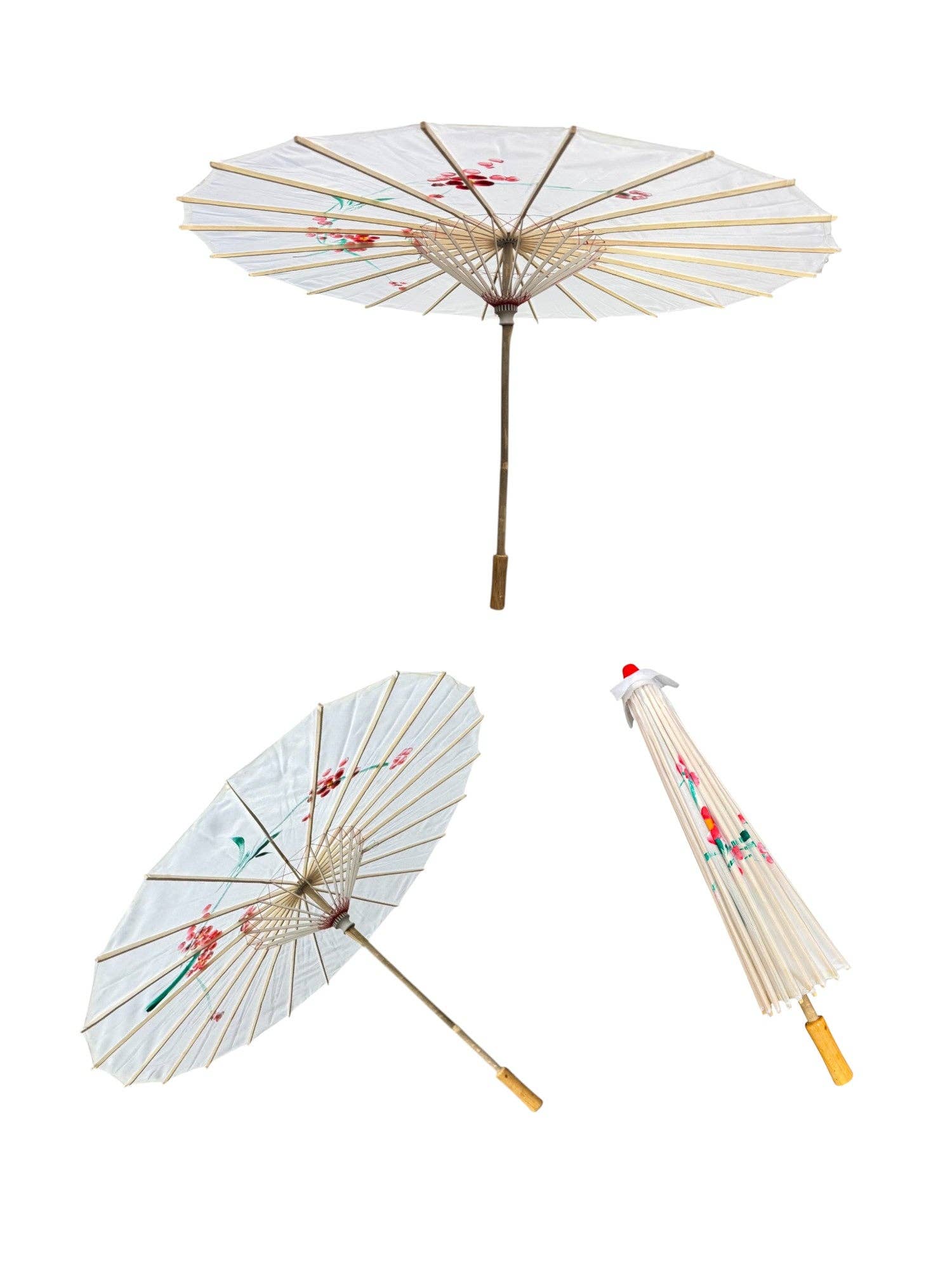 ASSORTED Traditional Floral Sunshade Oilpaper Umbrella UM5044-C (12PC) for wholesale on Faire5