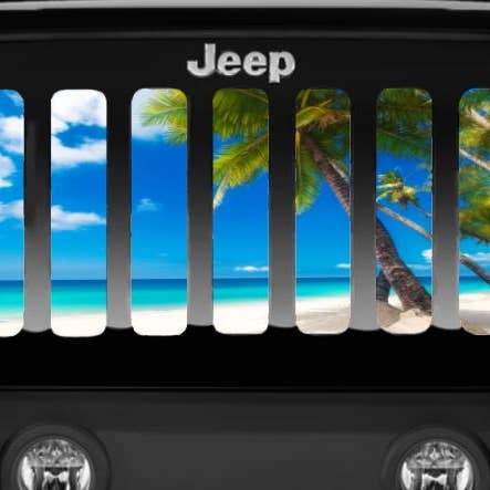 Inserto Griglia Jeep Palma Spiaggia Blu per la vendita all'ingrosso da parte di Dirty Acres