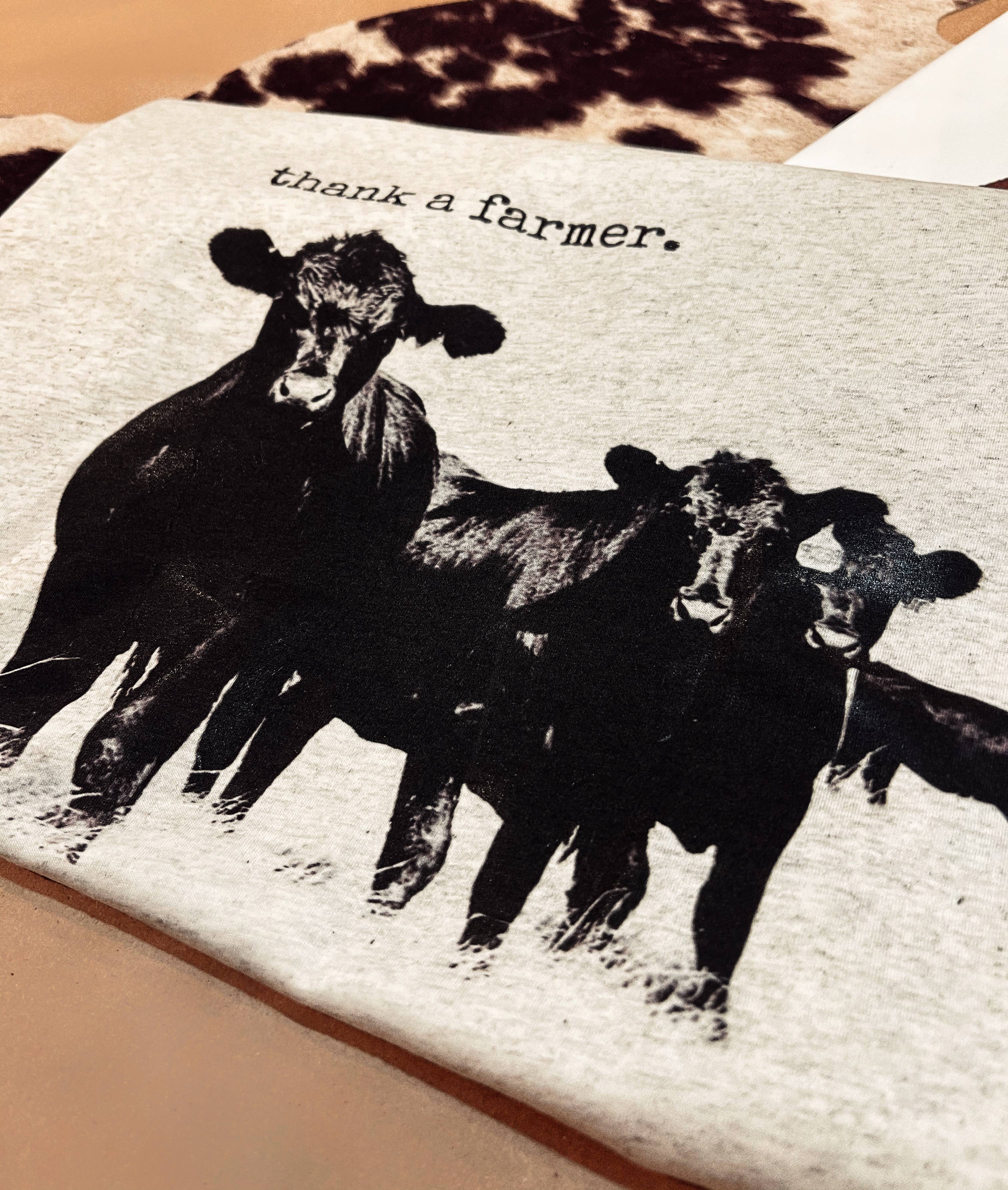 Buckin Barn Wholesale - Wholesale Screen Printed T-Shirt - Women's - Thank a farmer1