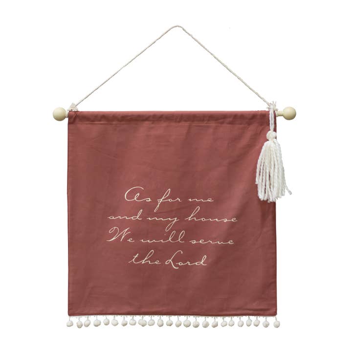 När det gäller mig och mitt hus tygvägghängning för wholesale av Col House Designs