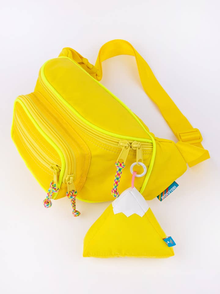 Yellow Fanny Pack Sling for wholesale by Mokuyobi