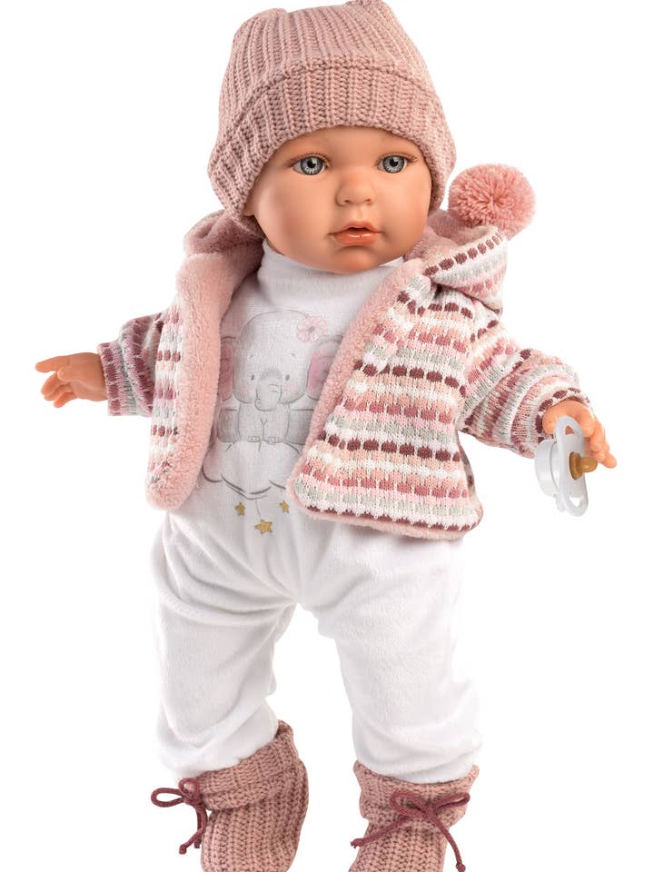 Poupée Julia en pleurs Soft Body de 16,5 pouces pour la vente par Llorens