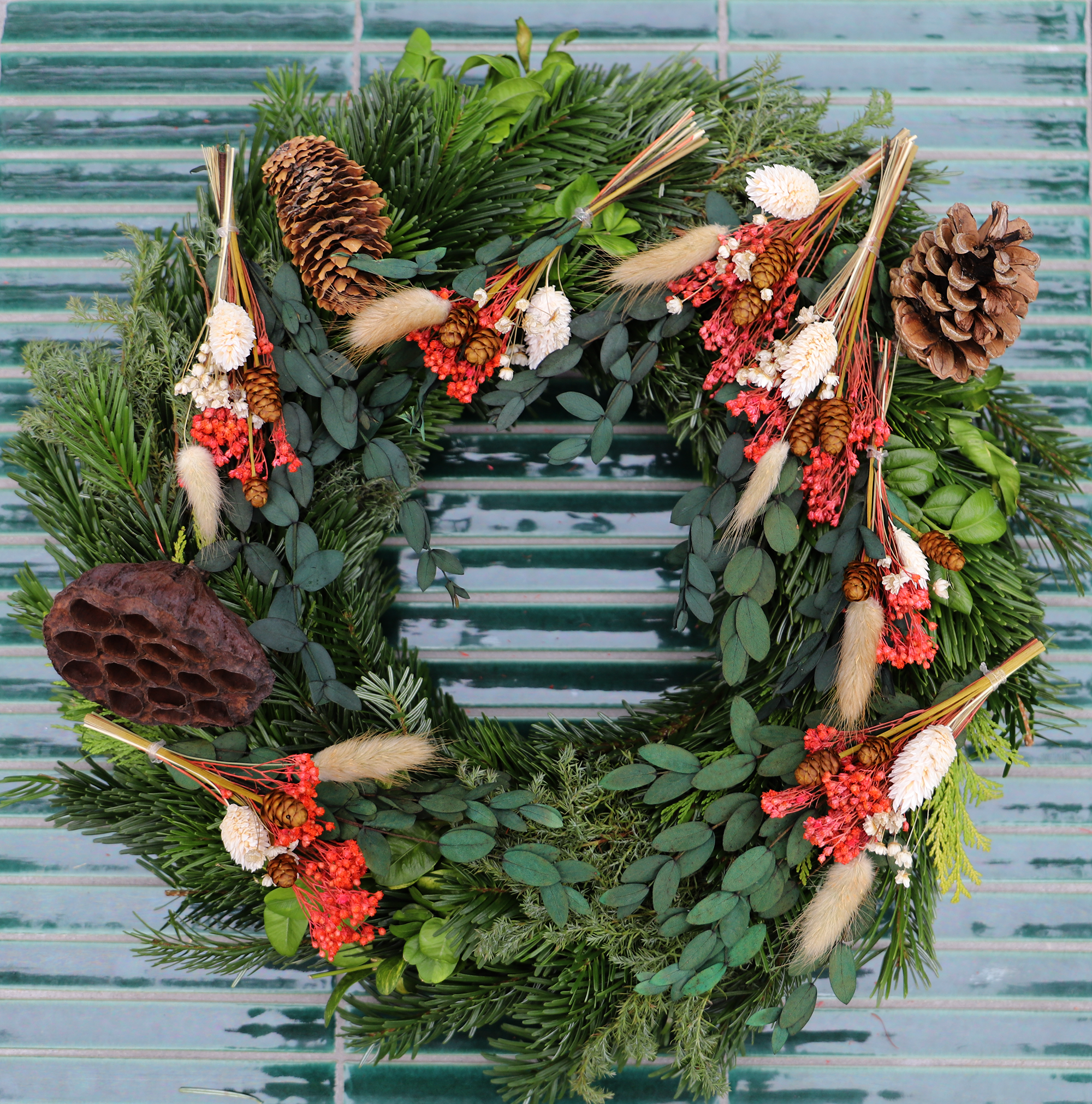 Kunstharz.Art – Großhandel Getrocknete/gepresste Blumen – Mini Bouquet Weihnachten Strauß Trockenblumen Geschenk Kranz6