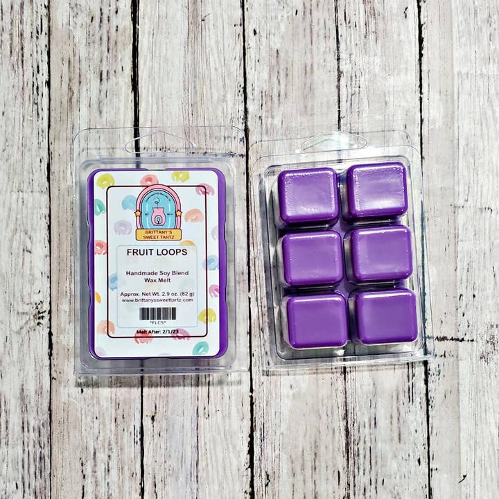Fruit Loops Wax Melt for wholesale by Brittany's Sweet Tartz