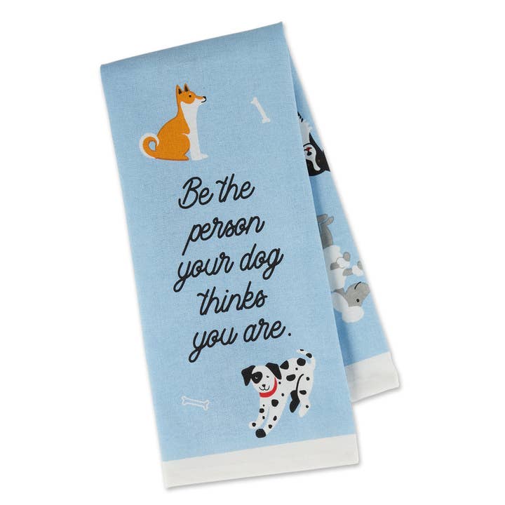 Dog Person Printed Dishtowel for wholesale by Design Imports