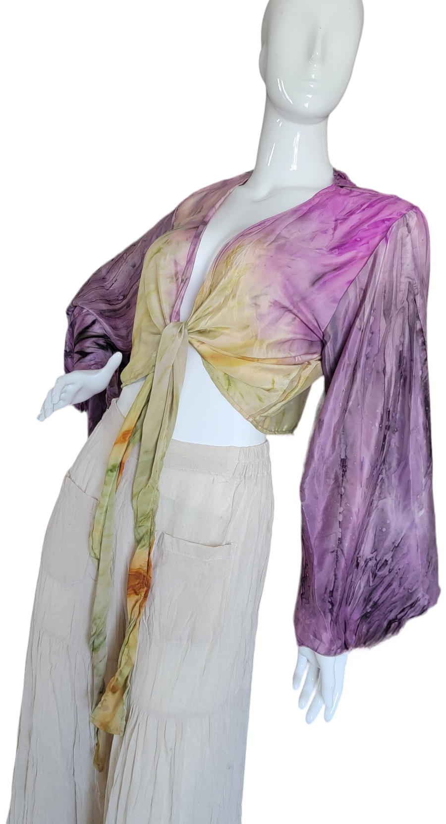 Evergreen Guardian Imports – wholesale Blouse – Women’s – TSTT-66 Long Sleeves Front Tie Top31