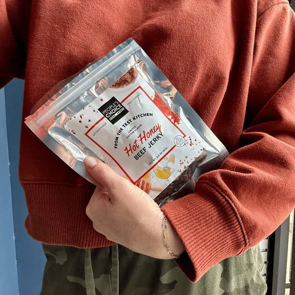 People's Choice Beef Jerky - Wholesale Jerky - Test Kitchen - Hot Honey Beef Jerky 2.0oz2