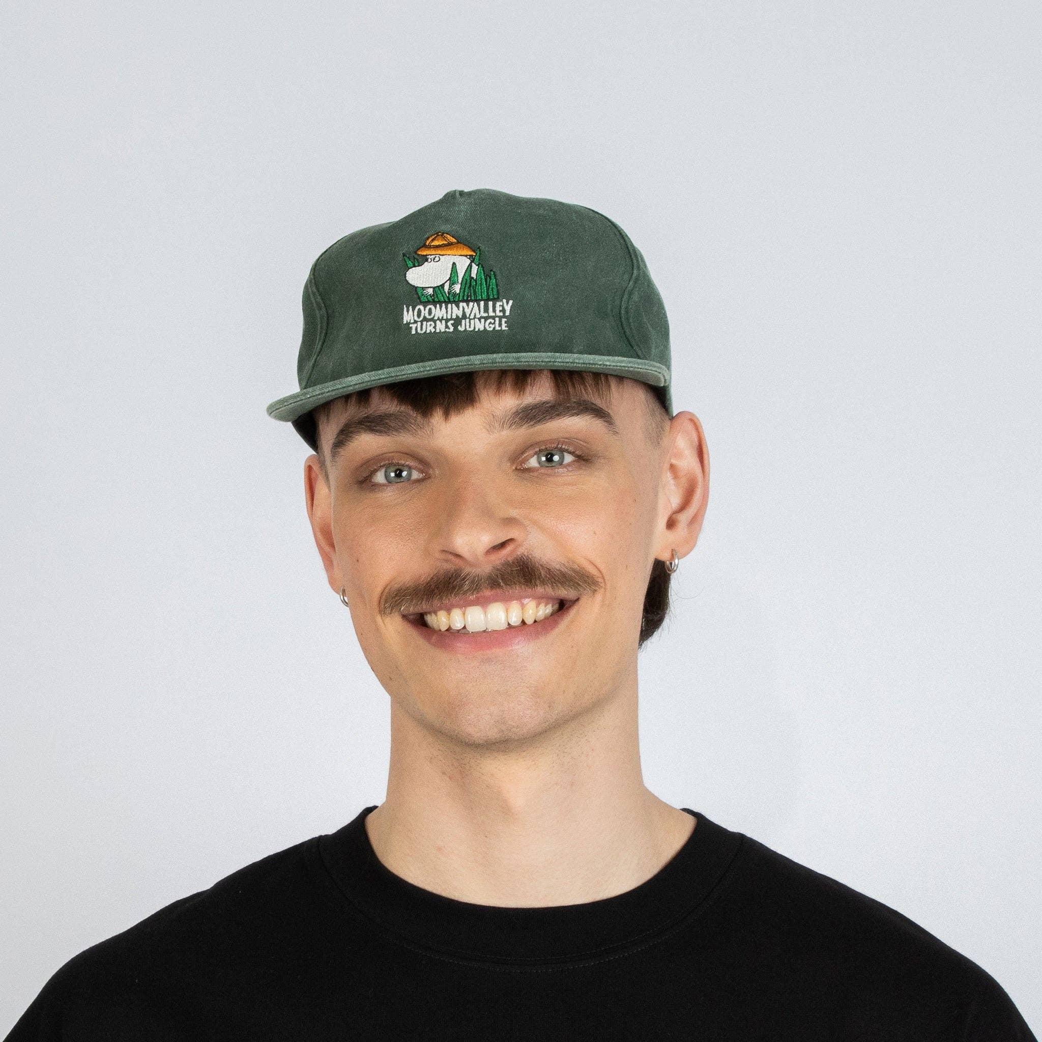 Nordicbuddies - Wholesale Baseball Cap - Unisex - Moomin 80 Washed Denim Adult Cap1