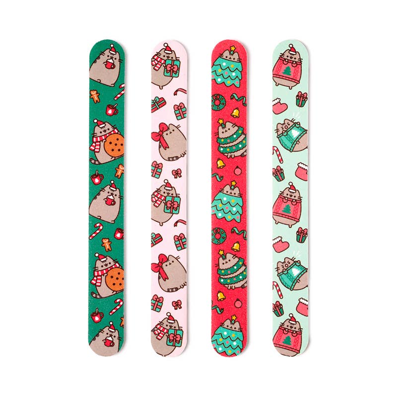 Puckator EU - Wholesale Nail File - Christmas Pusheen the Cat Nail Files1