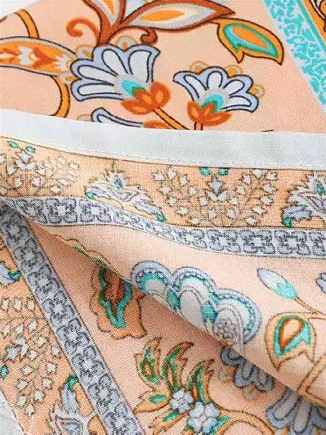 FS Collection – wholesale Kimono – Women's – Relaxed Cotton Kimono In Blue Floral4