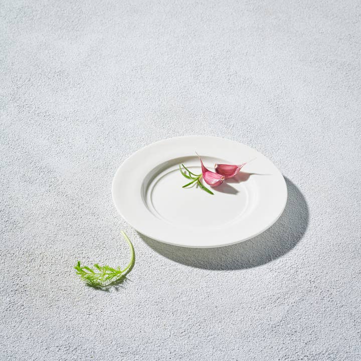 Vikko Lightning - Platillo redondo blanco, 6 pulgadas para venta al por mayor de Kadra Kitchenware