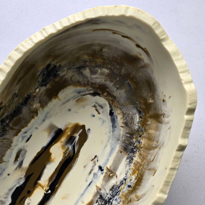 Gibb & Daan - Wholesale Serve Bowl - Large Resin Trough - Entryway Catchall - Decorative Bowl18