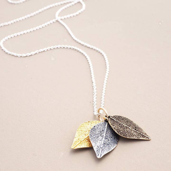 New Leaf Necklace for wholesale by Britta Ambauen Jewelry