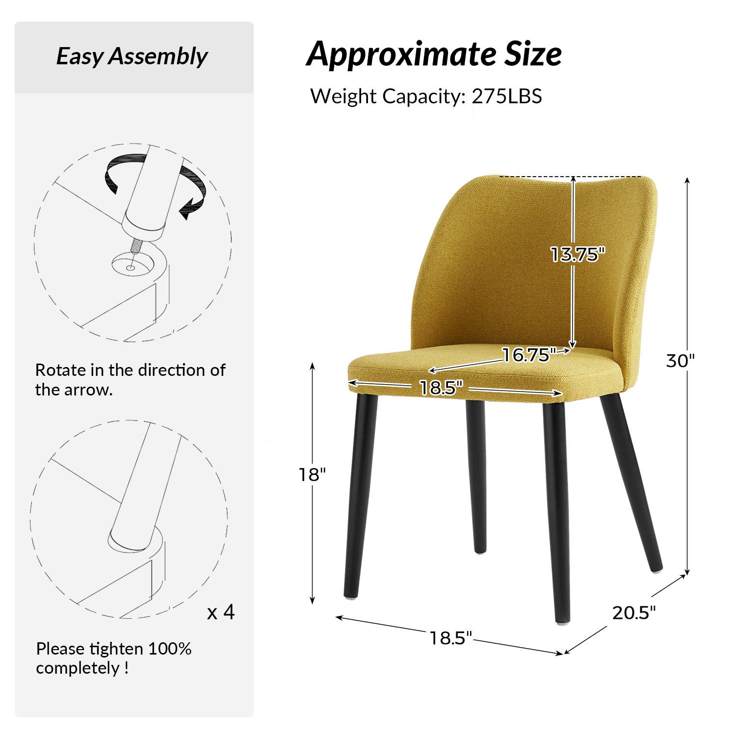 Karat Home - Wholesale Chair - Seren Dining Chair,Set Of 26