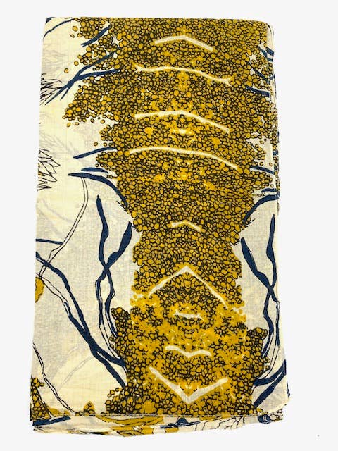 Maison Unik Accessoires - Wholesale Sjaal - Dames - 100% katoenen damessjaal en sarong met Japans patroon3