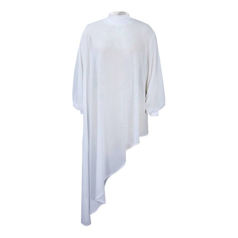 Plush Looks - Wholesale Tunic - Women's - Solid Color Irregular Fashion Plus Size Cowl4