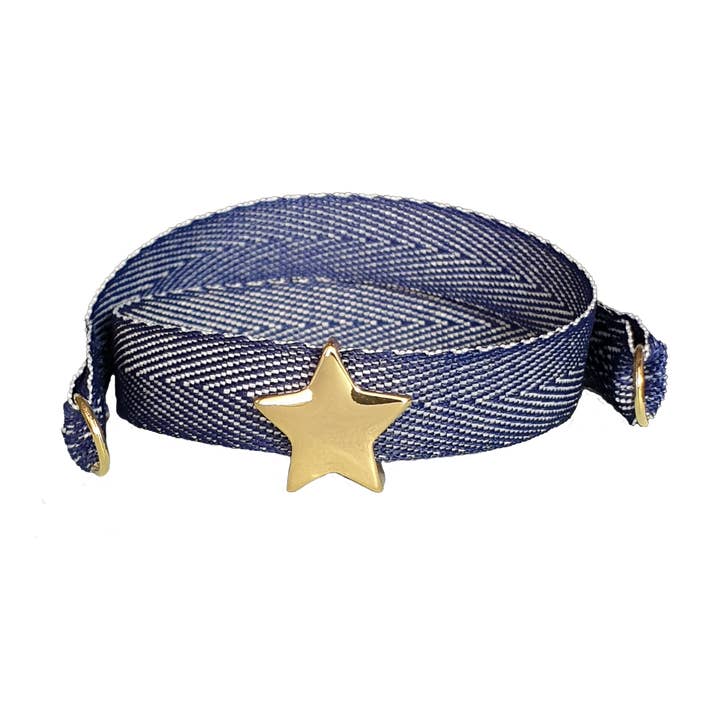 GOLDEN STAR JEANS BRACELET for wholesale by Smartever Srl