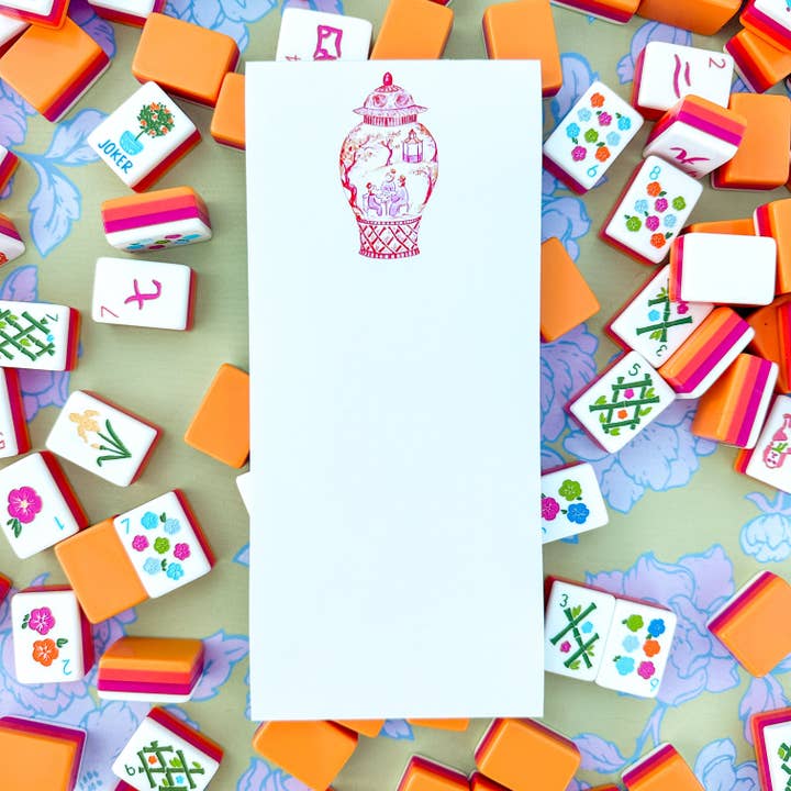 Taylor Paladino – Großhandel Notizblöcke – Orange Mahjong Ingwerkrug Notizblock1
