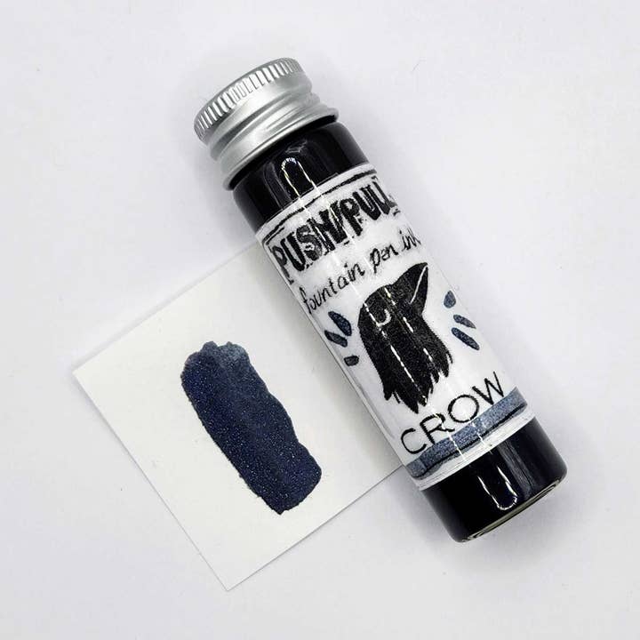 Push/Pull - Wholesale Writing Ink - Fountain Pen Ink - Crow