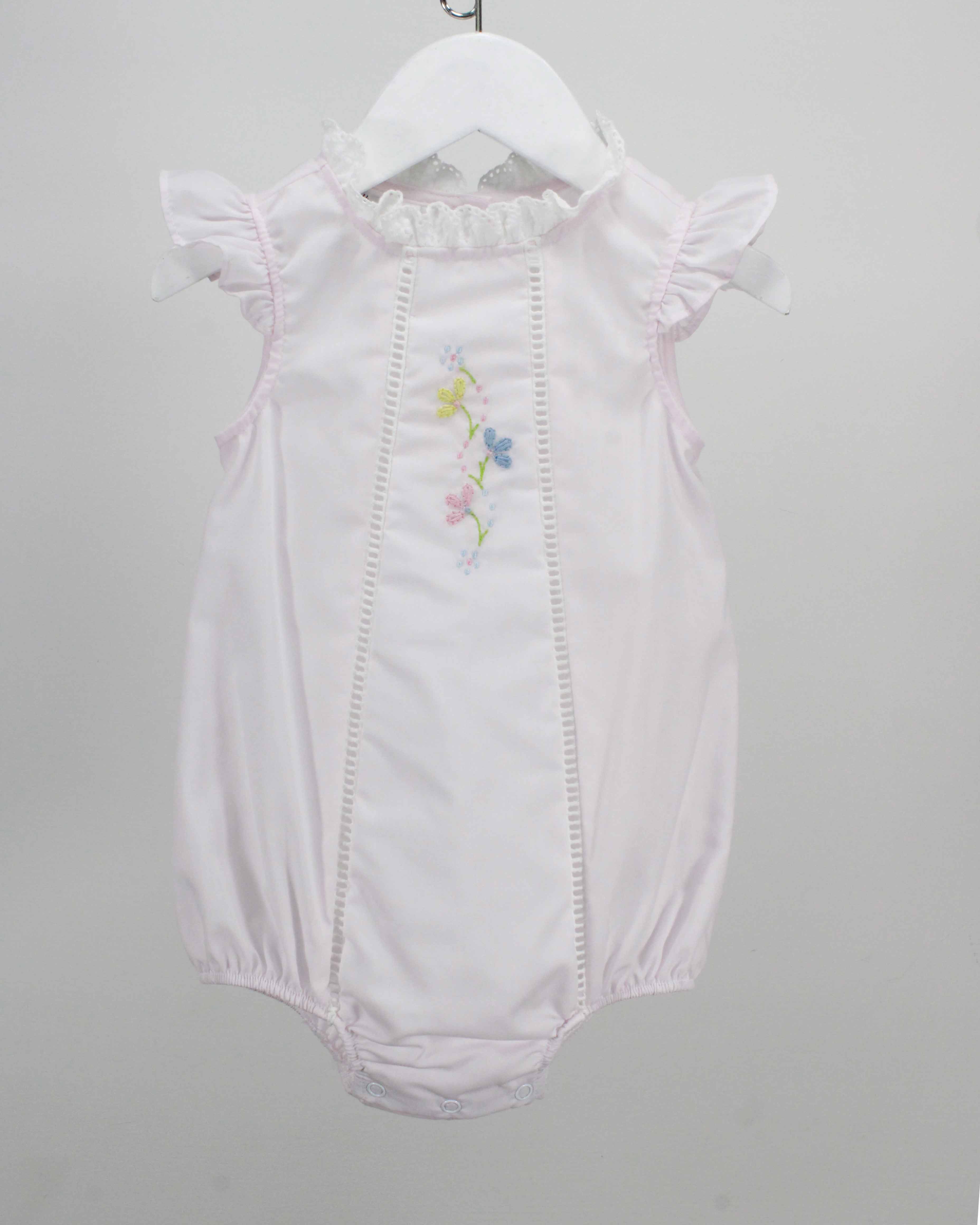 Baby Blessings Clothing - Vente Body (sans pieds) – bébé - Champ de Fleurs Roses Zoe Bulle0