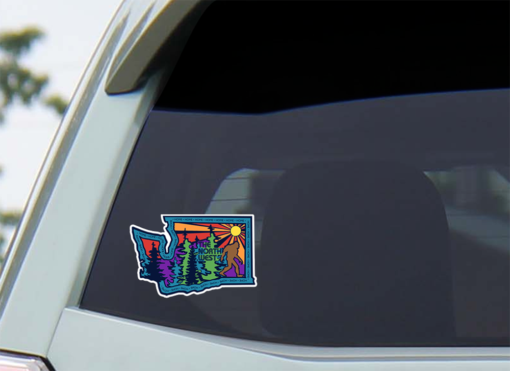 Discovery Stickers - Wholesale Sticker - The North West, Washington State Vinyl Sticker3