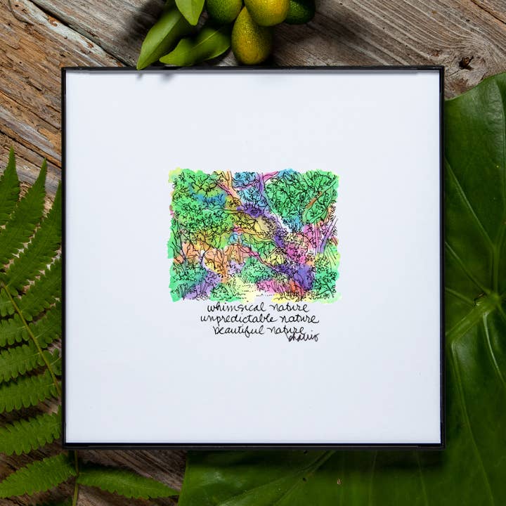 Live Oak Art - Tiny Haiku Art (Watercolor) for wholesale by bharris Art