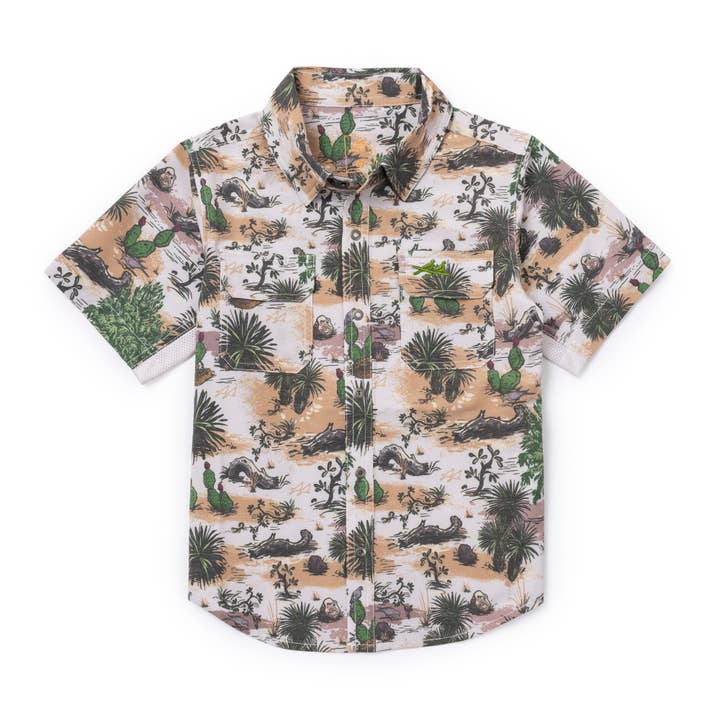 Youth Ultimate Outdoor Blend Short Sleeve - South Coast Camo for wholesale by Two Dove Outdoors