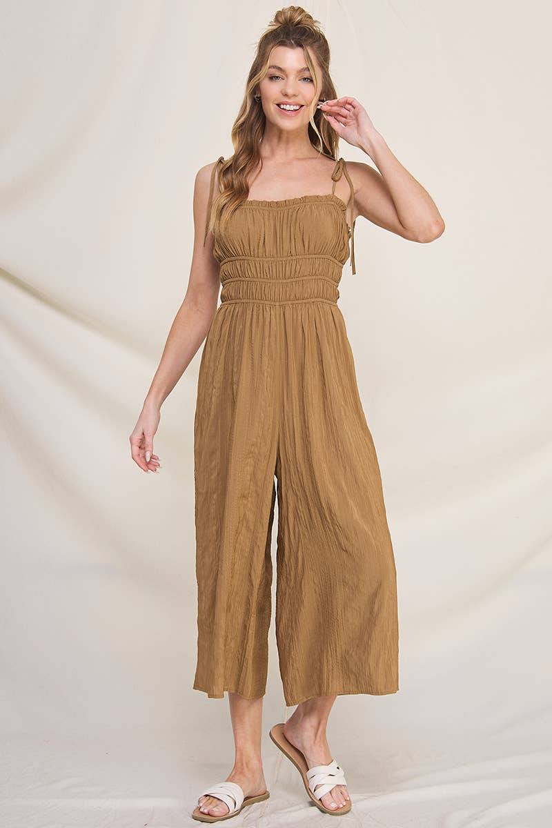 Allie Rose – wholesale Jumpsuit - Dam – Silkeslen ruched Babydoll Jumpsuit8