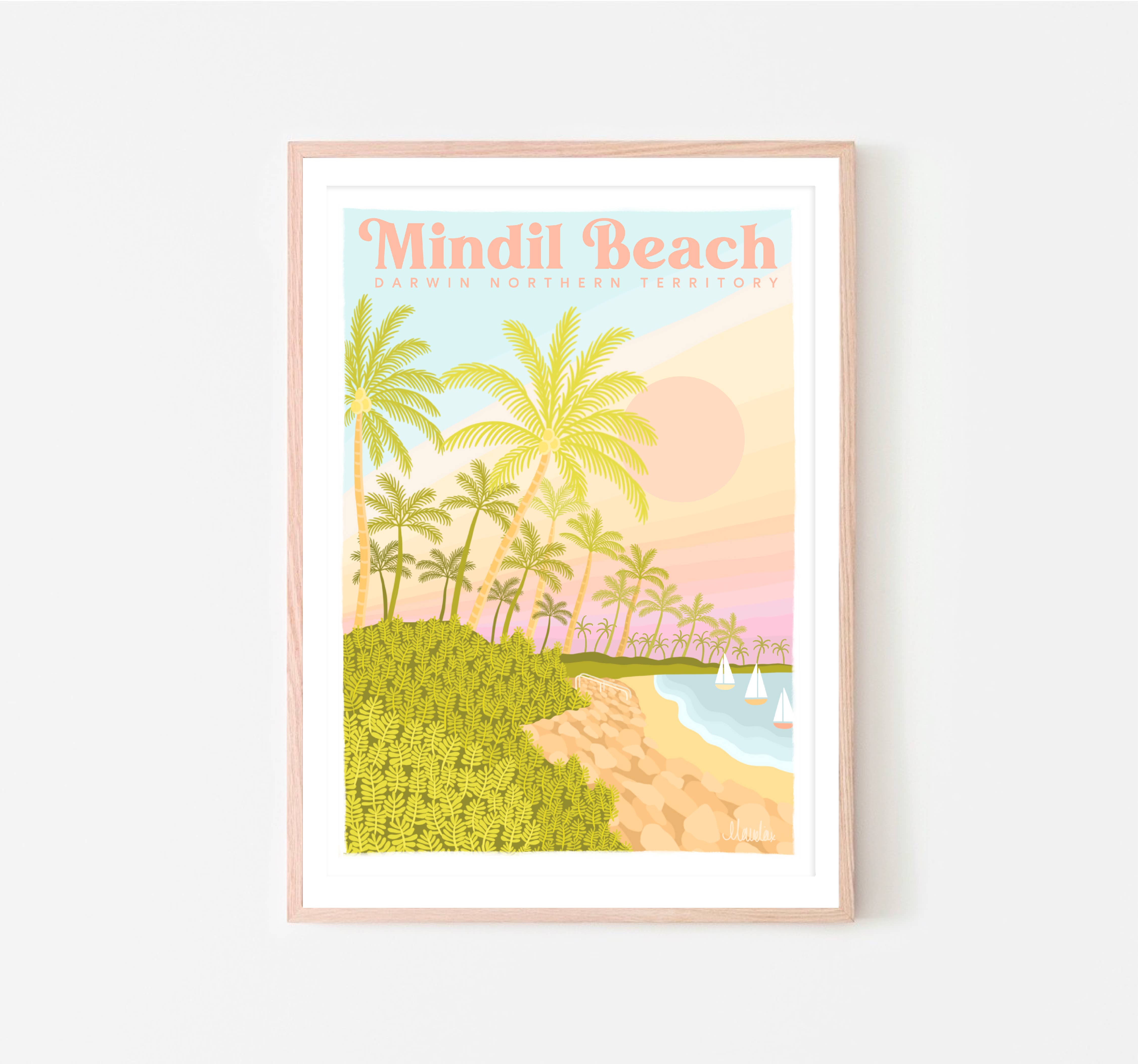 Designs by Claudia - Wholesale Art print - Mindil Beach - Darwin, NT0
