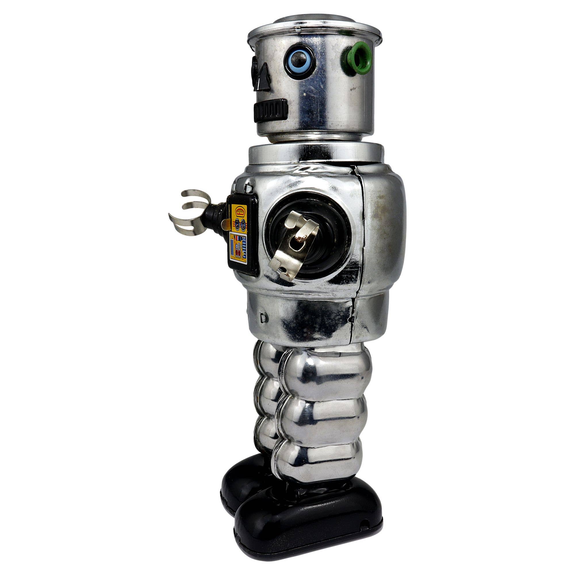 Tribal Trade GmbH - Wholesale Decorative Figurine - Robot Mechanical Roby Robot silver tin robot1