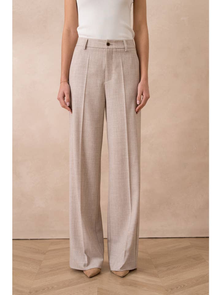 Attentif Paris - Venta al por mayor Pantalón de vestir - Mujer - Pantalones de pierna ancha a medida Heather6