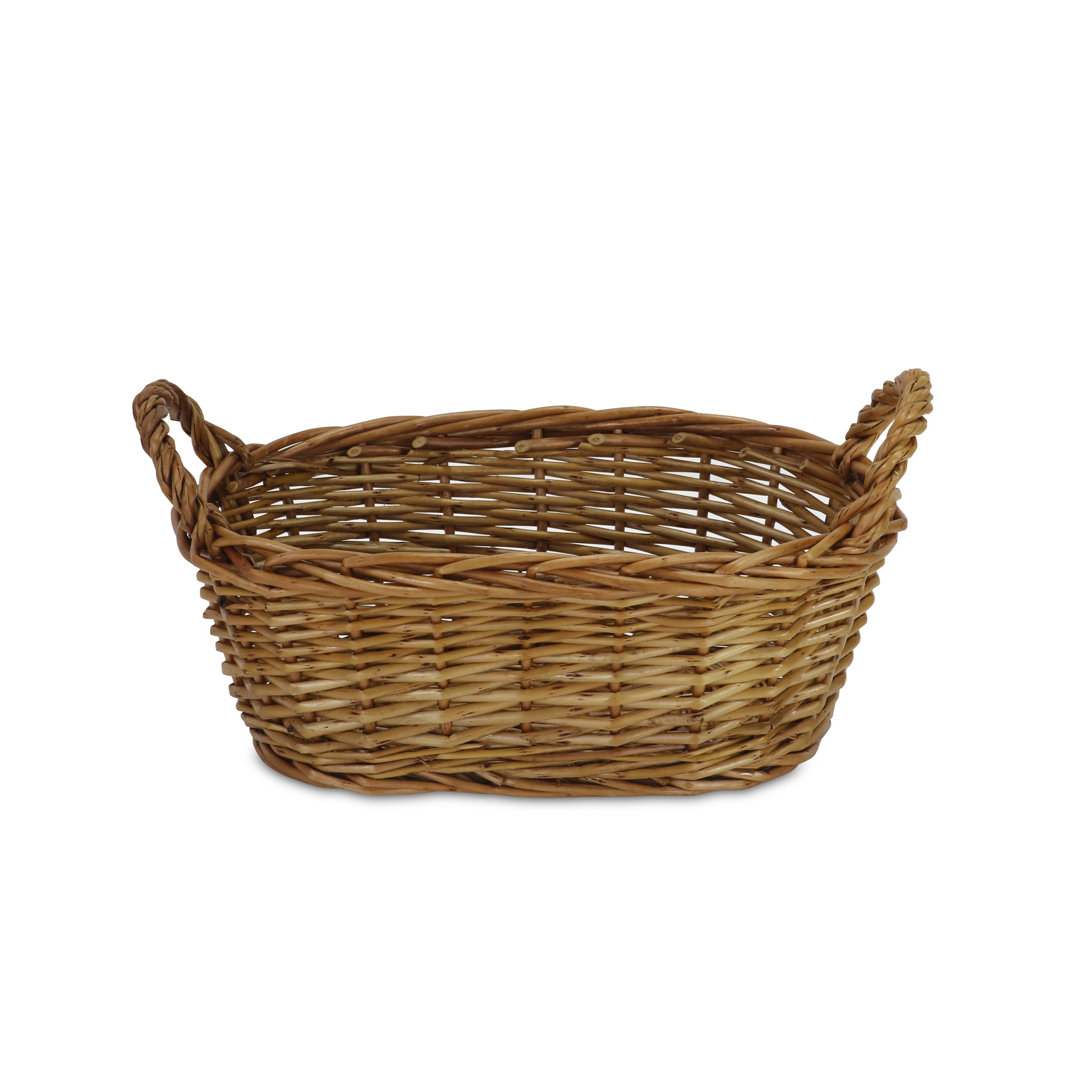 Cheungs Home Decor - Wholesale Food Gift Basket - Argiun Oval Brown Serving Basket5